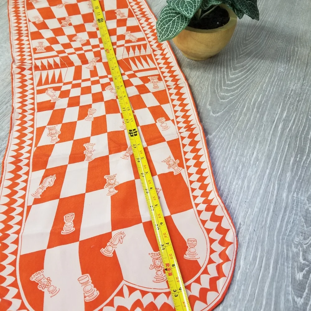 Vintage Chess Themed Table Runner - Picture 5 of 8
